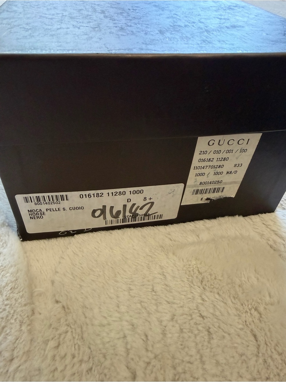 Vintage Y2K Gucci Black Leather Chunky Horsebit Buckle Loafers 9 - Picture 11 of 13